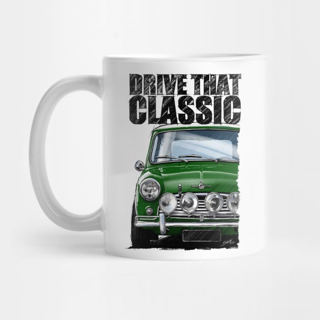 Drive that Classic 1960’s Mini Cooper by stefansautoart